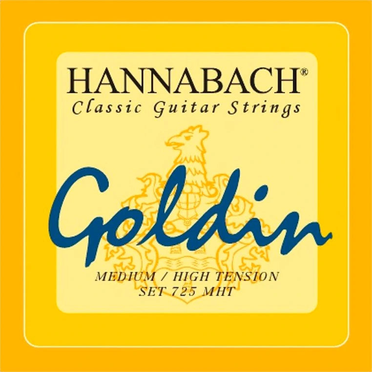 Set Cuerdas Guitarra Clásica Hannabach 725 MHT Goldin