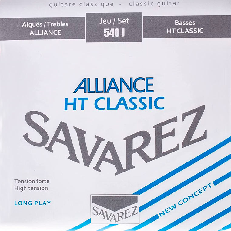 Set Cuerdas Guitarra Clásica Savarez Alliance 540J Alta Tensión