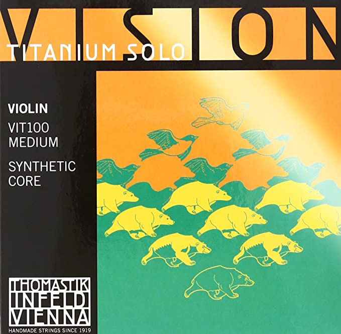 Set Cuerdas Violín 4/4 Thomastik Vision Titanium Solo
