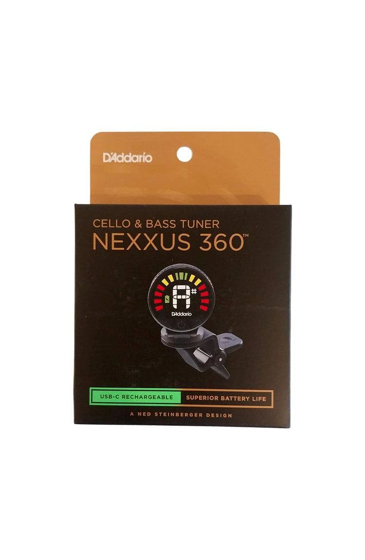 Afinador Cello & Contrabajo D'Addario Nexxus 360 PWCT29